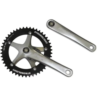 Crankstel road track vierkante as Stronglight Piste Track 2000 Jis 170 mm 46D. 1''1-8 Diam 144