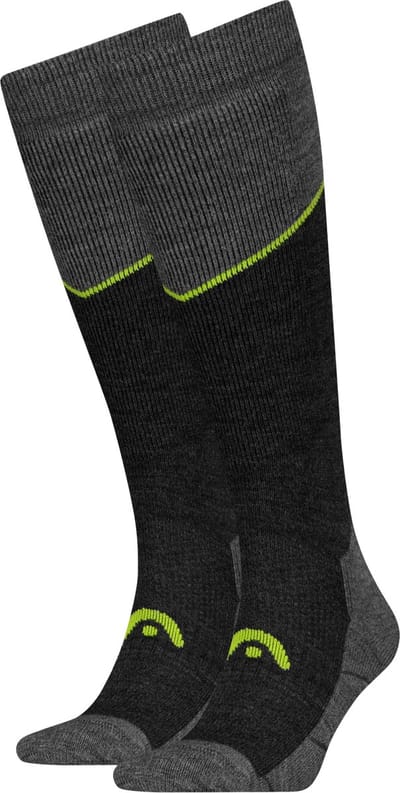 HEAD Skisokken Unisex Beginner Logo Antraciet