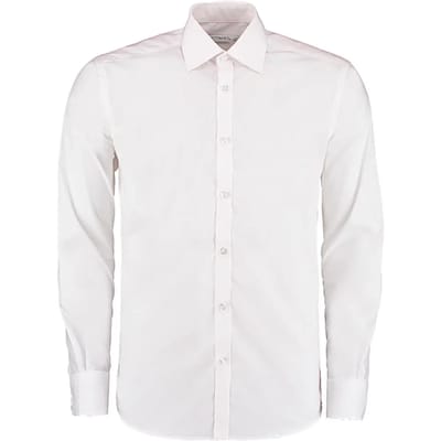Shirt met lange mouwen Kustom Kit Slim Fit Business