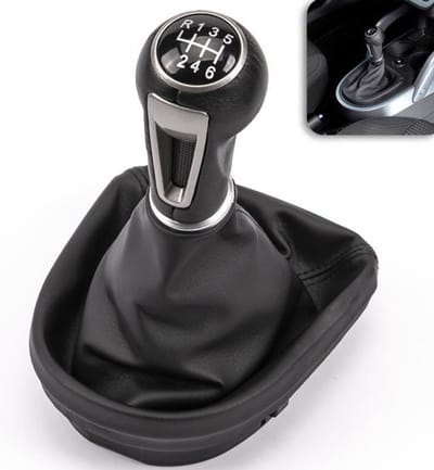 Pookknop set Seat Altea Bj 2004-2012 Seat Toledo 2004-2009 (6 Versnellingen) Pook Seat