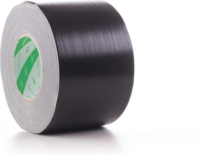 Nichiban 1200 Duct Tape 100mm/50m Zwart - Originele Gaffa Tape Zwart