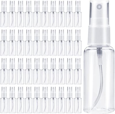 Thijox - 40 Mini-Spuitflessen 10 ml - Parfumverstuivers voor Reizen - Kleine Sprayflessen - Herbruikbaar en Handig voor Feesten, Camping en Dagscholen