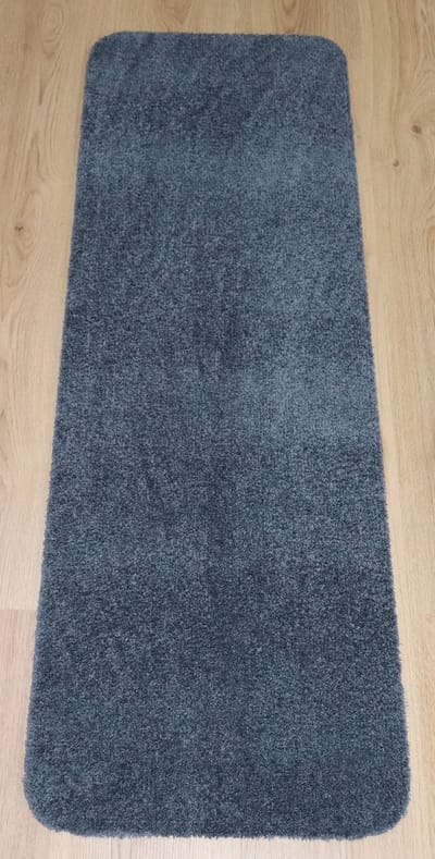 PRIMA - Soft - Wastafelmat - Badmat - donker grijs - 40x120cm - antislip