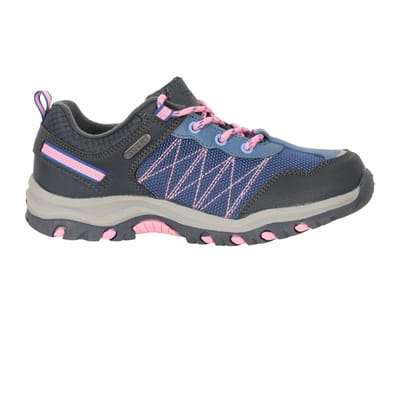 Mountain Warehouse Kinderen/Kinderen Stampede Waterdichte Suède Wandelschoenen (Lichtpaars)