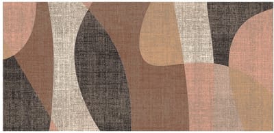 MD Entree - Design mat - Universal - Painting Beige - Vloerkleed - Antislip - Machine wasbaar - 67 x 150 cm