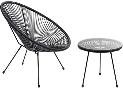 Tuinmeubilair Acapulco Mono zwart Kare Design