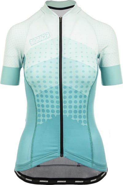 BIORACER VESPER DAMES WIELERSHIRT DORIS DOTS GROEN Maat S