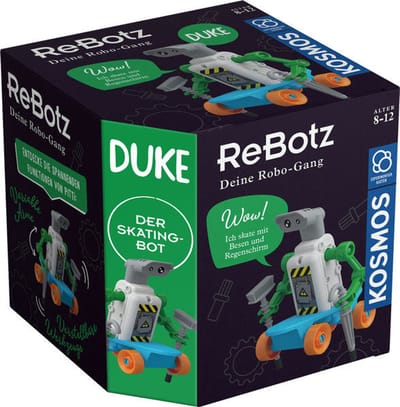 Kosmos ReBotz - Duke der Skating-Bot 602598 Robot bouwpakket Uitvoering (module): Bouwpakket