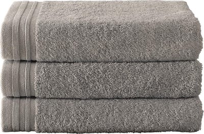 De Witte Lietaer Handdoeken Imagine Taupe 50 x 100 cm - 3 stuks - Katoen