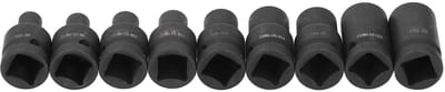 Dailygoody - Tap Socket Set - 9-delige set - Vierkante aansluitingen - M6 tot M24 - Professionele gereedschap - Geschikt voor diverse toepassingen - H..
