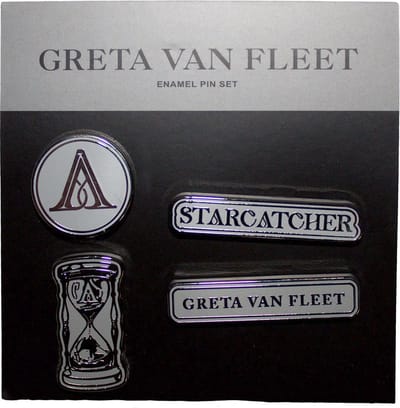 Greta Van Fleet - Starcatcher Pin - Set van 4 - Zilverkleurig