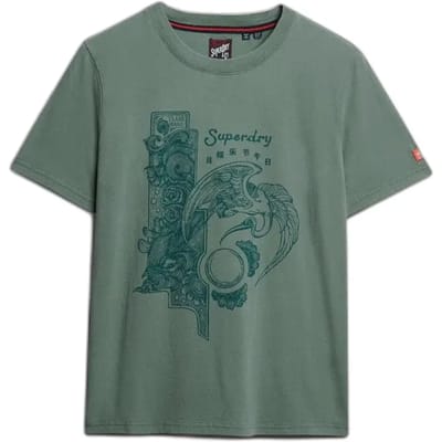 Casual T-shirt voor dames Superdry Tokyo Narrative