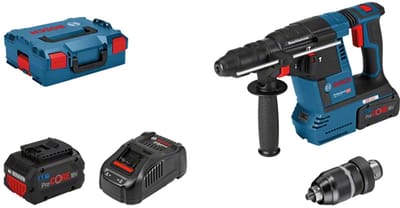 Bosch GBH 18V-26 F Accu boorhamer C&G in L-Boxx met 2x 5,5Ah accu's- 061191000F