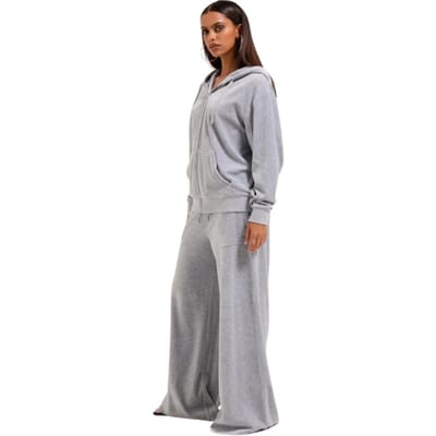 Juicy Couture Juicy Couture Yuka Wide Leg Jogger With Jc Embroidery GRIJS - Maat XS