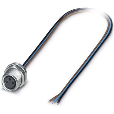 Phoenix Contact 1456080 Sensor/actuator inbouwconnector M8 Aantal polen (sensoren): 3 Bus, inbouw 0.50 m 1 stuk(s)