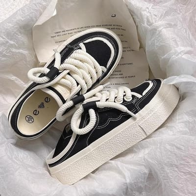 Herfst Dunne Kleine Witte Schoenen Dames Nieuwe Canvas Schoenen Ademende Schoenen Eén Pedaal Damesschoenen 40 gray