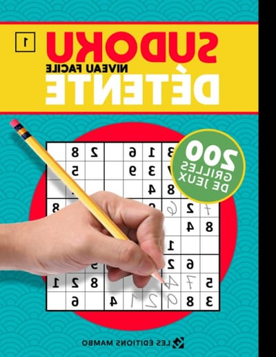Sudoku Spelboek - Puzzelboek Logica - Ontspanning Hersenen Trainen - 200 Grilles Niveau Makkelijk - 21.59 x 27.94 cm
