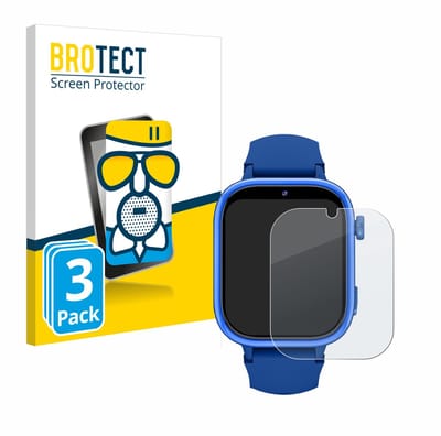 BROTECT - Screenprotector voor Banlvs 4G Kids Smartwatch 1.83" - Folie Beschermfolie Beschermglas matte 3 Stuks