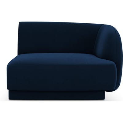 Modulair hoekelement Miley rechts velvet | Micadoni Limited Edition