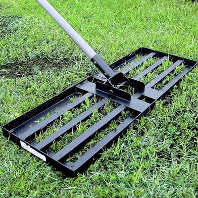 Gazonnivelleringhark 76x25cm – 213cm Steel – Roestvrij Staal – Gazon Egaliseren & Mengen