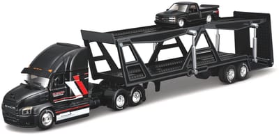Maisto Mack Anthem - Modelauto - Schaal 1:64 - Zwart/Zilver/Rood