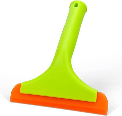 flexibele siliconen rakel, automatische watermes, waterwisser, doucheschijf, 5,9 inch mes en 7,5 inch lange steel, voor auto voorruit, raam, spiegel, glazen deur