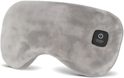 carmdering - Slaapmasker - Verwarmd Oogmasker - Warmte Oogkompres - Elektrisch Oogmasker - Drie Temperatuurniveaus - 99% Lichtblokkering - Ijszijde - Ergonomisch Ontwerp - Verlicht Oogvermoeidheid