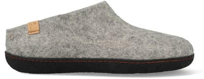 Tofvel - Slipa Wolvilt Instap Pantoffels Marbled Light Grey - Maat 46