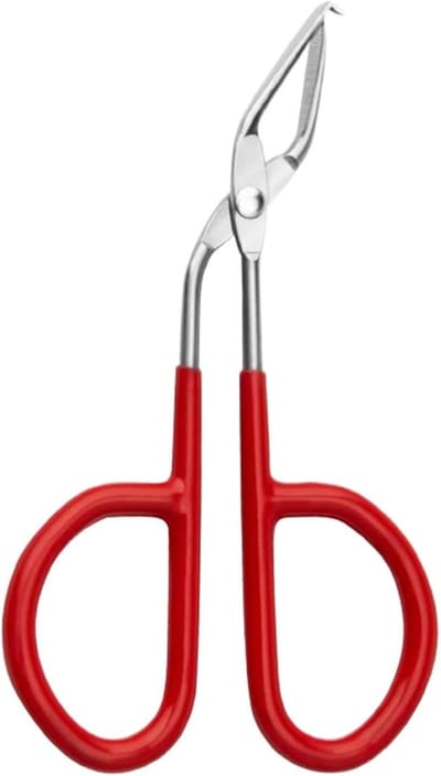 Kabelbinder Opener Tool, Siliconen Handvat Kabelbinder Tool, Herbruikbare Steriele Katoenen Tang met Opbergdoos voor Dichte Bedrading Arrangement Apparatuur Onderhoud