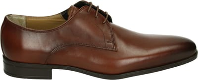 Giorgio - 38202 - Nette herenschoenenHeren veterschoen - Kleur: Cognac - Maat: 41