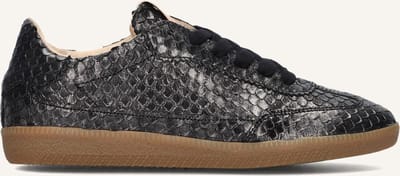 Fred De La Bretoniere Pearl Base Sneakers - Leer - Dames - Zwart - Maat 38