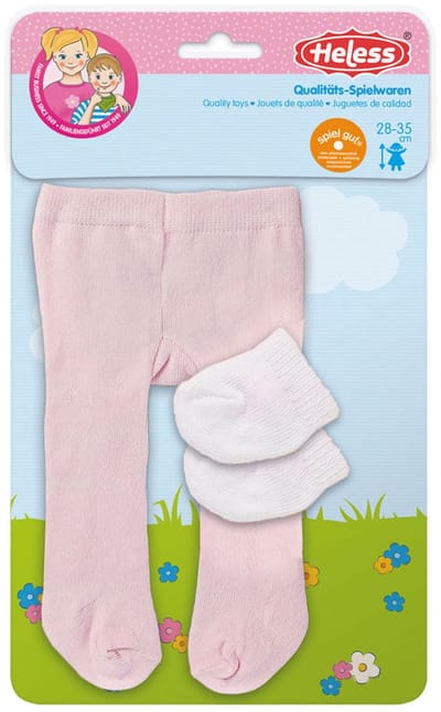 Heless Doll Tights with Socks - 28-35 cm - Assorted
