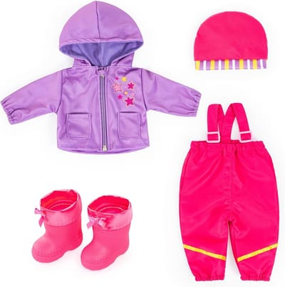 Meerdelige Poppenoutfit voor Poppen van 38-42 cm - Ideaal voor Rollenspel