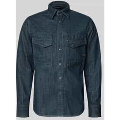 Regular fit Jeanshemd met borstzakken Model 'Dakota'