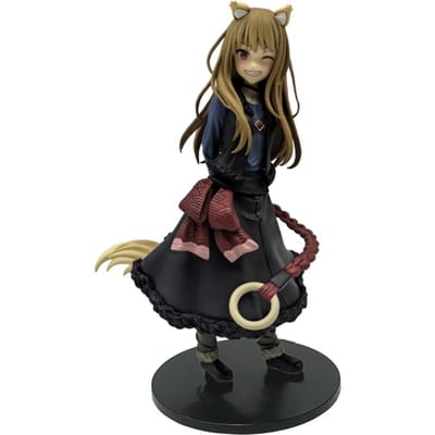 17CM Anime Holo Knipperende Oog Anime Figuur Model Speelgoed Wolfstaart Meisje PVC Standaard Model Actie Model Kind Verjaardagscadeau Verzamelfiguur black