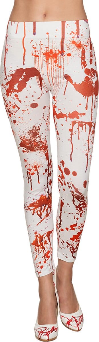 Boland - Legging Bloody (M) - Volwassenen - Vrouwen - Monster - Halloween en Horror