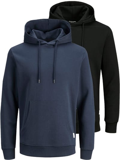 Jack & Jones Heren hoddie 2 pack Basic