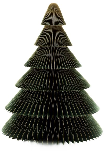 Papieren kerstboom groen 60cm