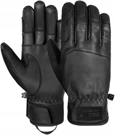Reusch Cooper Leren Skihandschoenen - Maat 8,5 M/L - Zwart