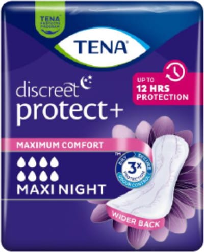 TENA Discreet Maxi Night- 3 x 12 STUKS VOORDEELVERPAKKING
