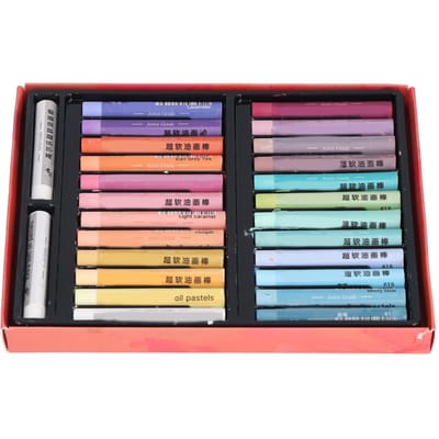 26 stuks Oliepastels 24 Kleuren Zacht Romig Veilig Betrouwbaar DIY Interessante Kunstaccessoires voor Graffiti