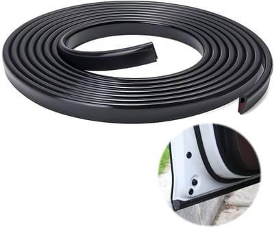 Dailygoods- Autodeurbescherming 5m - Zelfklevende Tape - Universele Pasvorm - Antikras - Flexibel Rubber - Eenvoudige Installatie - Deurrandbescherming