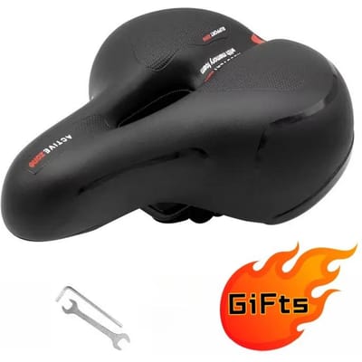 Hol Ademend Fietszadel Heren Dames MTB Racefietszadel Schokabsorberend Comfortabel Groot Zitvlak Fietszadel Veiligheid