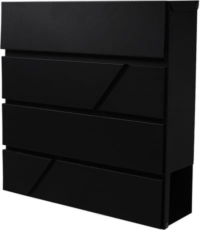 Brievenbus Deluxe PB200, zwart 1 stuks