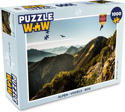 Puzzel Alpen - Vogels - Bos - Legpuzzel - Puzzel 1000 stukjes volwassenen