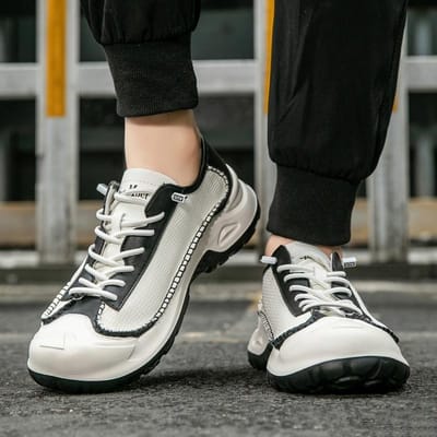 Vrijetijdsschoenen Koreaanse versie Modieuze herenschoen Laag uitgesneden Slijtvaste Sportschoenen voor hardlopen Heren Buitenreisschoenen 44 gray