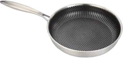 Cheffinger Koekenpan - 24cm - RVS - Honingraat - Inductie