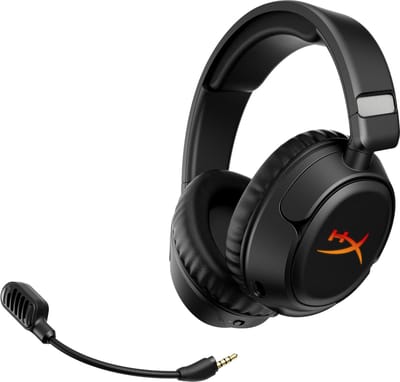HyperX Cloud Flight 2 – Draadloze Gaming Headset met RGB Covers, tot 100u batterijduur, 2.4GHz & Bluetooth –Multi‑Platform- Zwart
