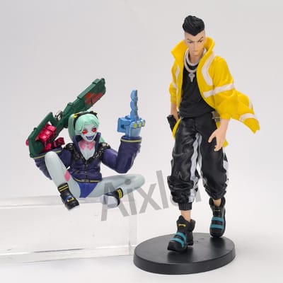 Aixlan David Martinez Rebecca PVC Actiefiguur Cyberpunk Edgerunners Anime Figuur Verzamelaar Model Kerstcadeau Speelgoed Pop