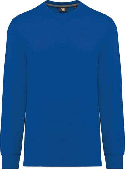 WK. Designed To Work Ecologisch uniseks T-shirt met lange mouwen WK303 - Royal Blue - XXS